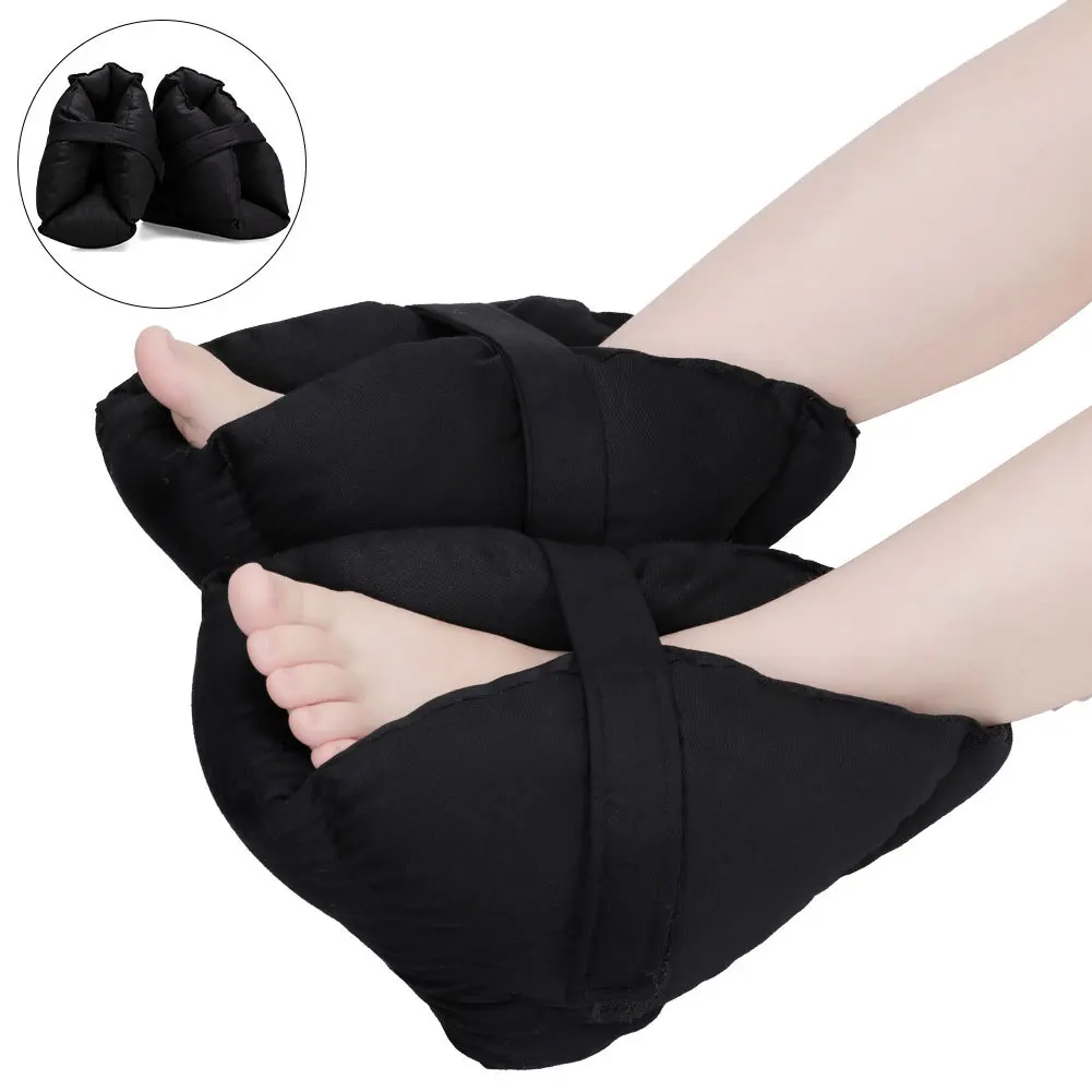 

1 Pair Protective Pad Heel Decompression Foot Support Pillow Heel Pain Bedsore Pad Patient Anti-Foot Drop Fatigue Foot Cover