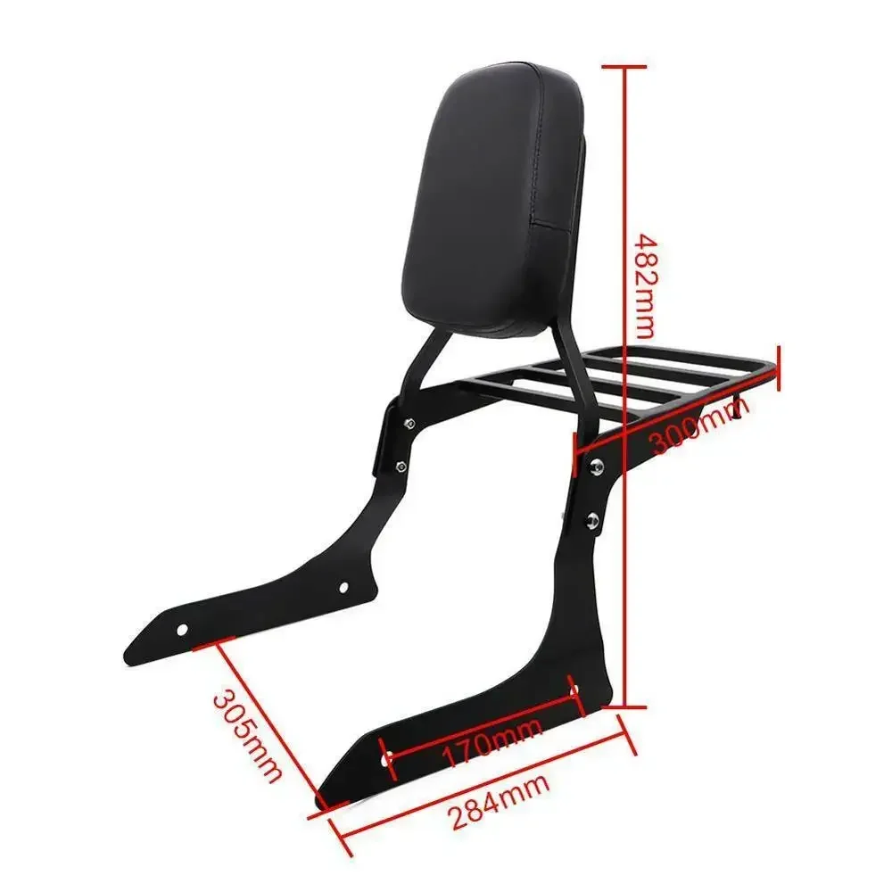 Motorcycle Rear Sissy Bar Backrest Luggage Rack For Yamaha Stryker 1300 XVS1300 2011 2012 2013 2014 2015 2016 2017 US Version