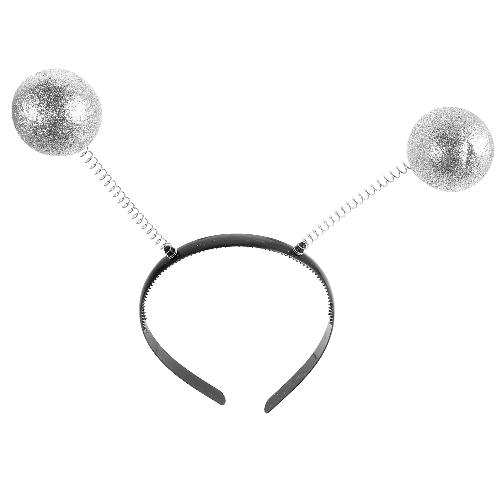 

3pcs Foam Ball Hair Hoop White Christmas Headdress For Adults Party Fun Accessory Novelty Gift Hair Styling Tool