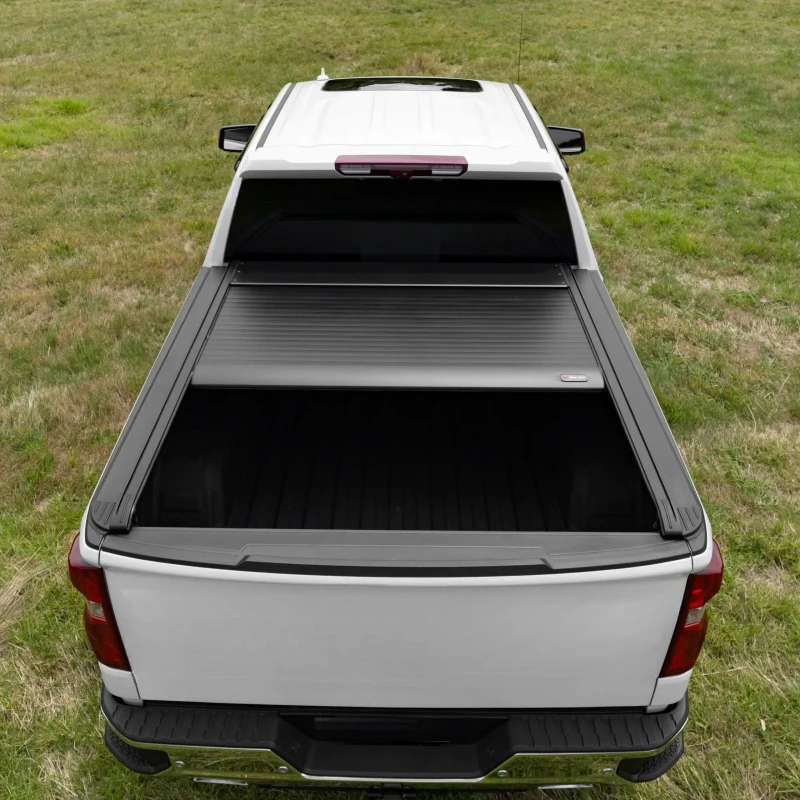 Aluminum Hard Electric Retractable Roller Truck Bed Tonneau Cover With Lock Fit Silverado Colorado Canyon 2014-2025 - view 2
