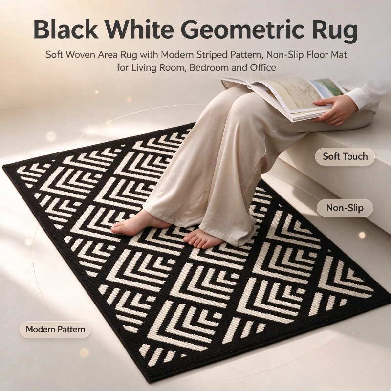 Machine Washable Simple Entryway Doormat Modern Household Entrance Rug Dust And Mud Scraping Foot Mat For Home Porch Hallway