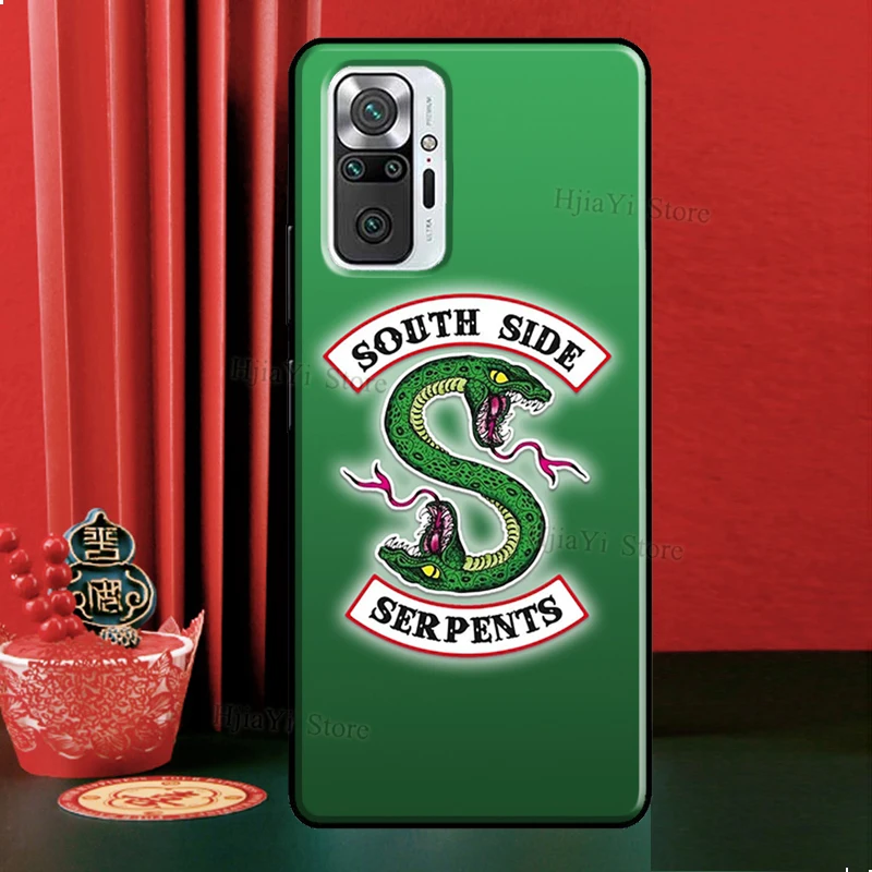 Riverdale Southside Serpents Case For Xiaomi Redmi Note 12 Pro 11 9 8 10 Pro 9S 10S 11S 12S Redmi 12C 9C 10A 10C Cover