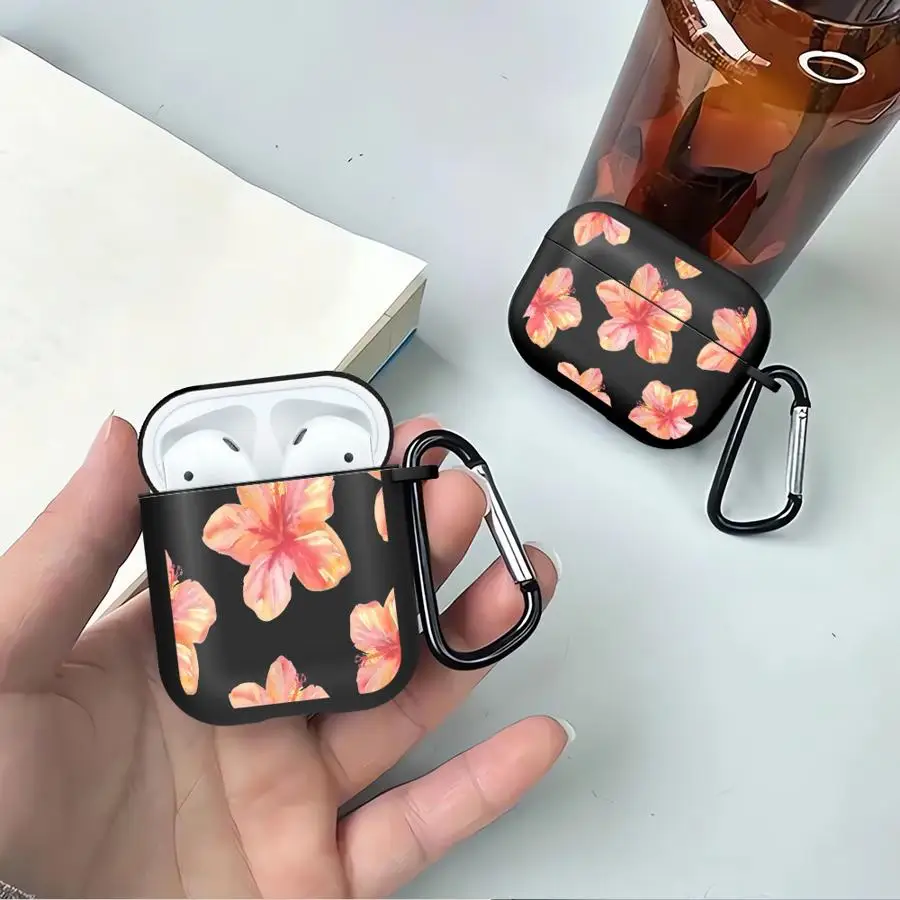 

Beauty Floral Pattern Earphone Cases Cover Case For Airpods 1 2 4 Pro2 3 Pro3 Pro