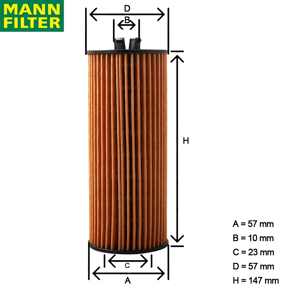 MANN FILTER HU6008/2Z filtre à huile pour MERCEDES-BENZ CLE GLA SL AMG GT Original haute Performance d'étanchéité 278 184 01 25