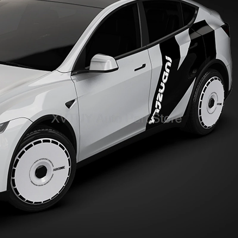 

For Tesla Model Y Wheel Hub Air Cover Full Vehicle Series Upgraded Version 19/20 Inch Center Lock Installation Protect Wheel Hub