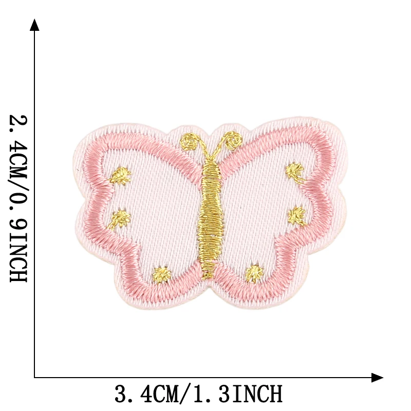 10pcs Lot Iron Patches For Clothing Kids Sew On Fish Rabbit Dolphin Dickey Butterfly Bee Flower Bulk Pack Wholesale Embroidery