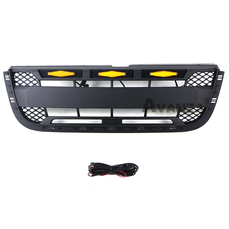 Grill front bumper grille modification accessories decoration Racing grill  Fit For Ford Ranger 2001-2003 2002 Honeycomb style