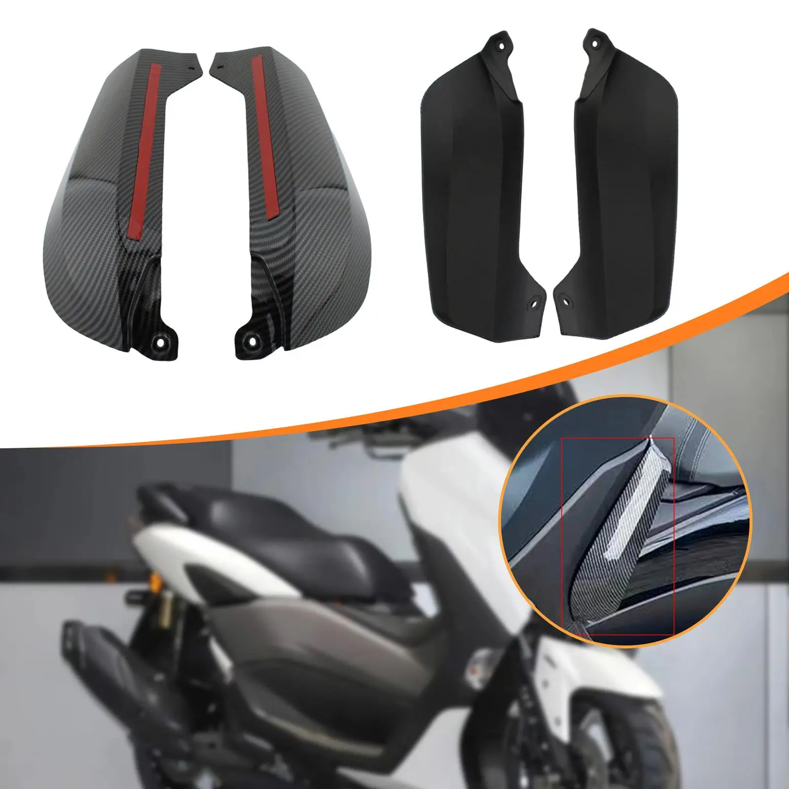 

2 шт., защита ног лобового стекла, дефлектор ветра для Nmax 155 2020-2024 гг.