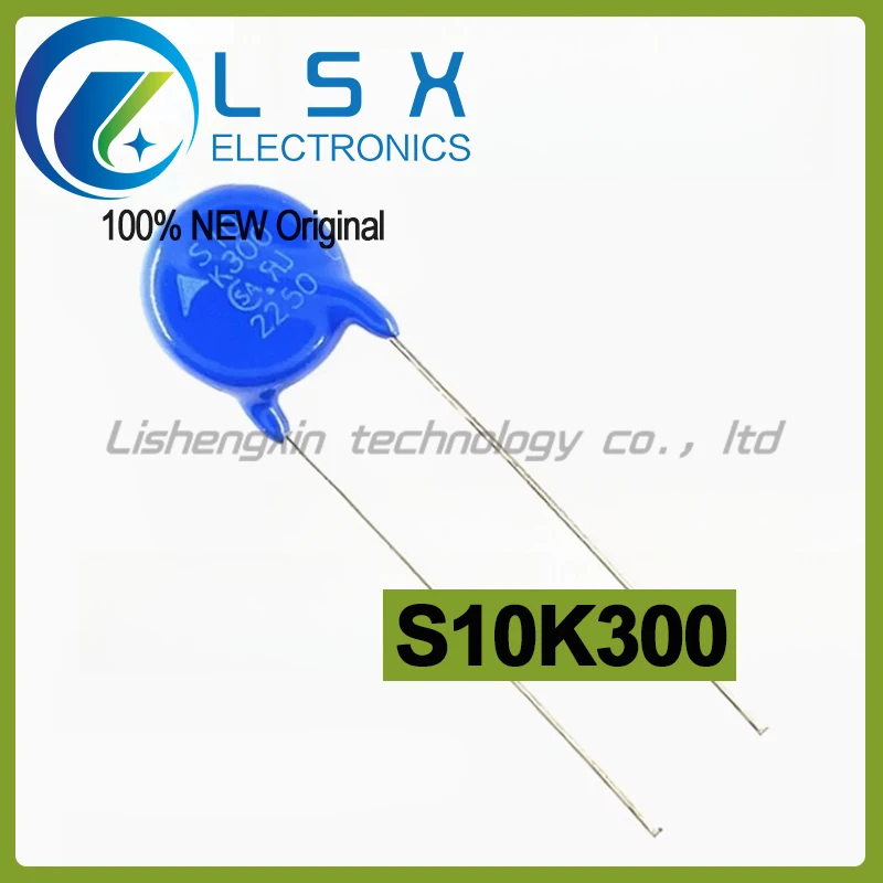 

20pcs S10K300 B72210S301K101 Varistor 300V 2500A 200pF Diameter 10MM New and Original