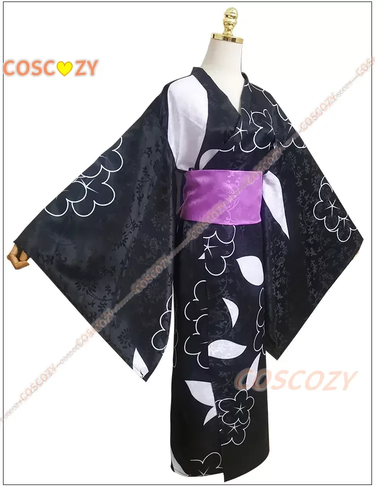 Marin Kitagawa Cosplay Costume Kimono Anime My Dress Up Darling Marin Kitagawa Cute Black Kimono Suit Halloween Party Uniforms