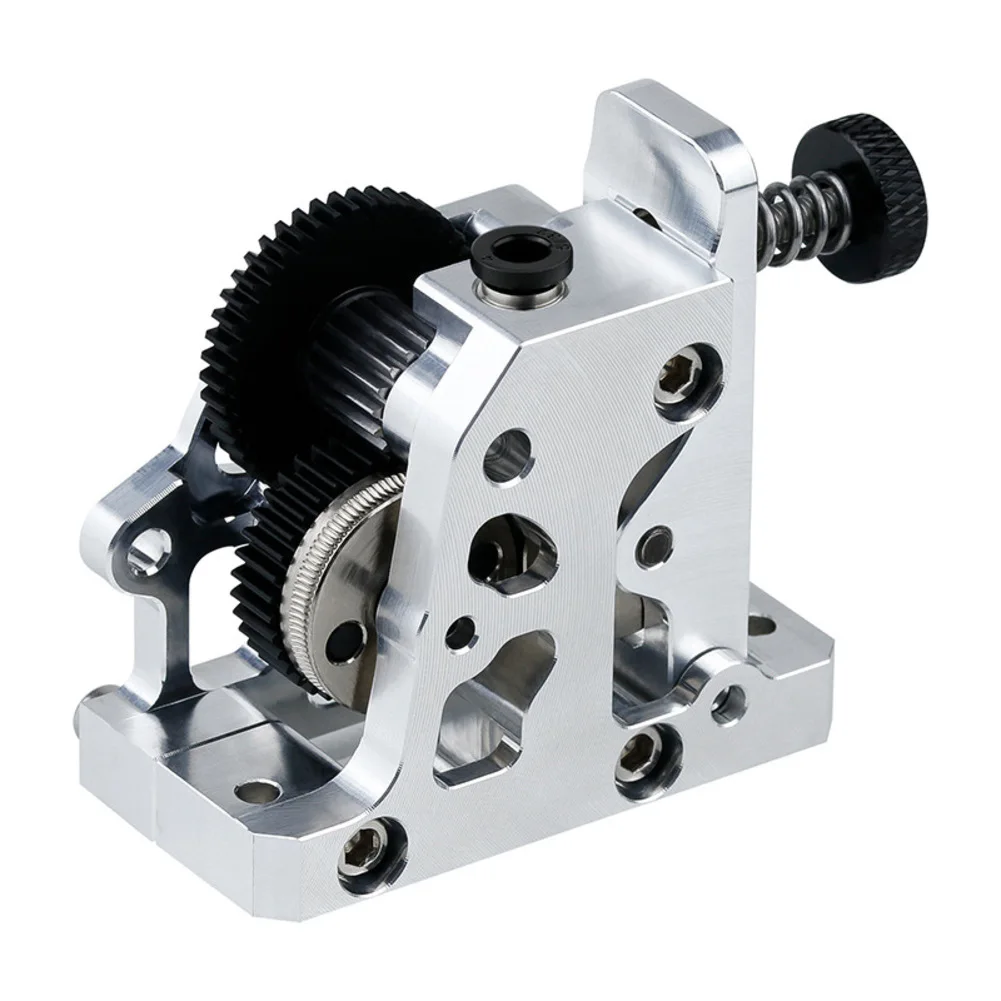3D Printing Projects Hardened Steel Extruder Aluminum Alloy Shell Black Dual-drive Mechanism Exceptional Durability