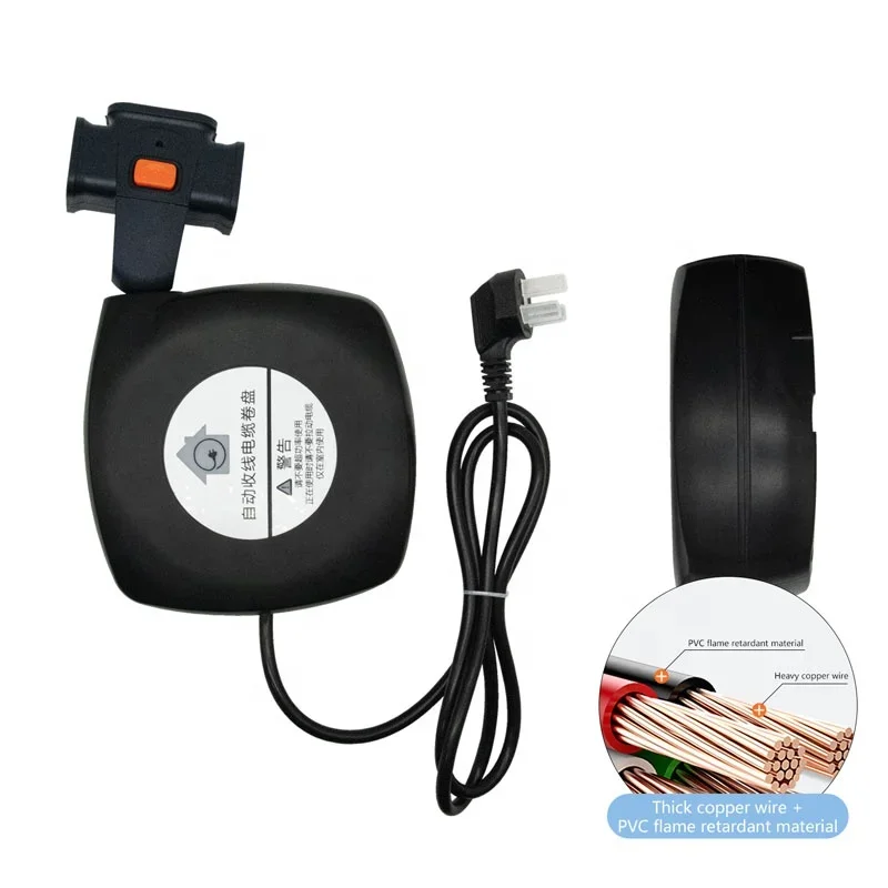 Wholesale Automatic Retractable Electric Spring Loaded Cable Reel Mechanism Drum Extension