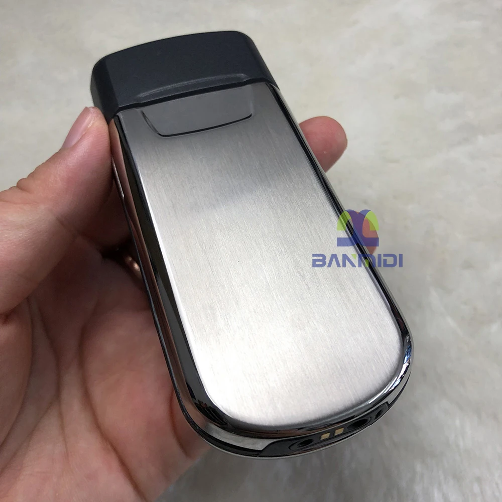 هاتف محمول كلاسيكي مستعمل 100% أصلي 8800 2G ثلاثي الموجات GSM 900/1800/1900 فضي غير مقفول صنع في ألمانيا أو فنلندا #3