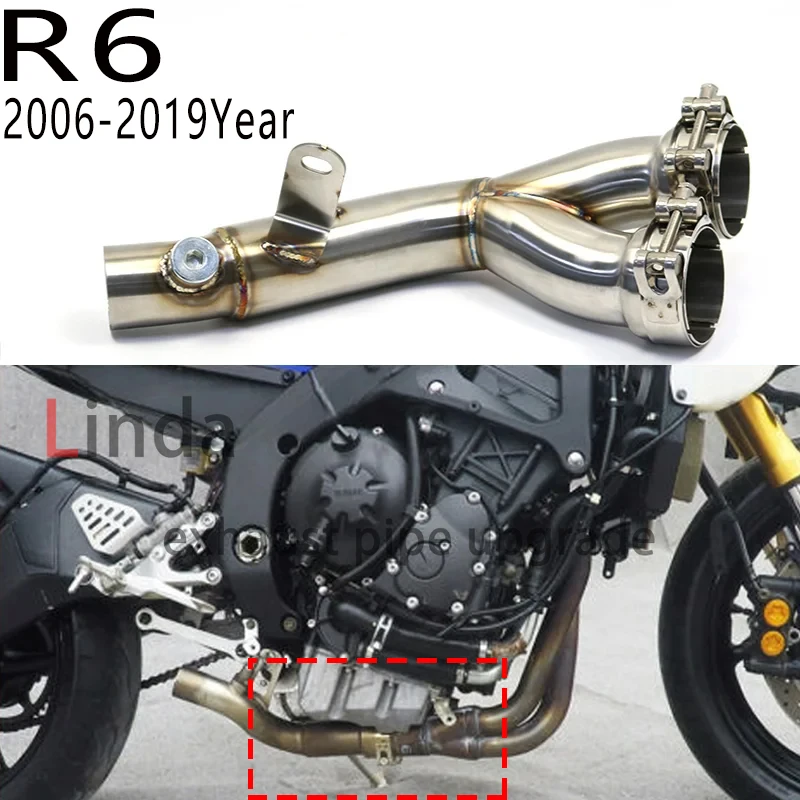 

Выхлопная система из нержавеющей стали для мотоцикла Yamaha R6 YZF R6 2006-2019