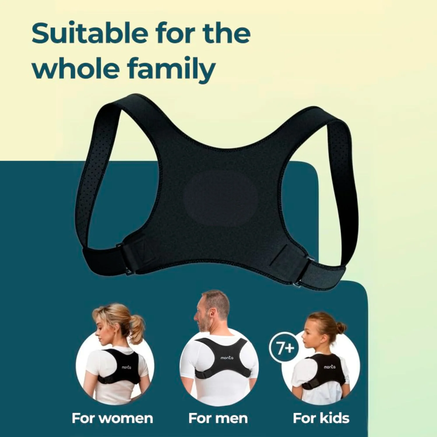 Ultimate Comfort Posture Corrector with Enhanced Support - Breathable, Comfortable, and Discreet - Superior Alignment for Neck &