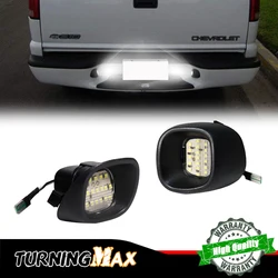 White LED Car License Number Plate Lights For Chevrolet Blazer S10 Pickup For GMC Jimmy Sonoma For Oldsmobile Bravada