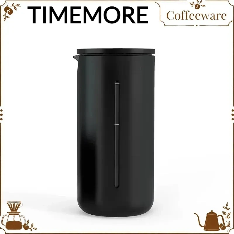 TIMEMORE U スタイルフレンチプレスポット 450 ミリリットルホウケイ酸ガラスフィルターカップコーヒーウェア茶器トラベルマグ家庭用オフィス日常使用