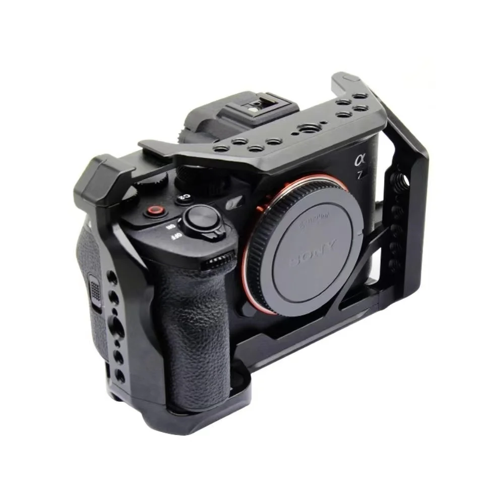 Quick Release L Plate for for Sony A7IV A7M4 A1 A7R4 A7S3 A9ii Camera Rig Cage Camera Aluminum Alloy Cage W/ Arca Swiss QR plate image 3