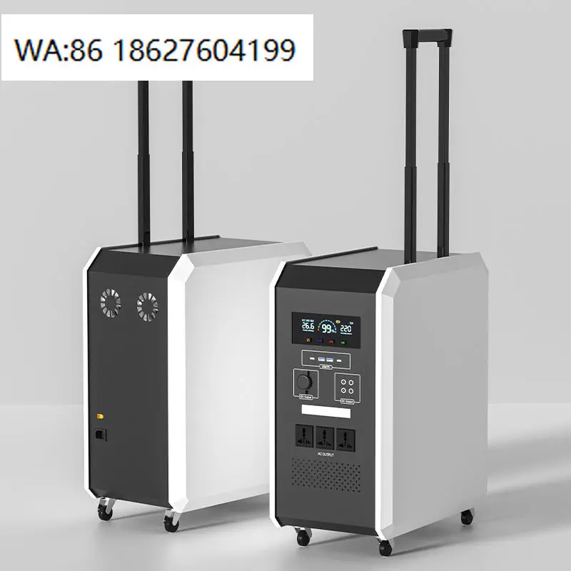 2000W Whole House Portable Solar Power Station 220V Pure Sine Wave MPPT Controller Home Emergency Backup Power Supply