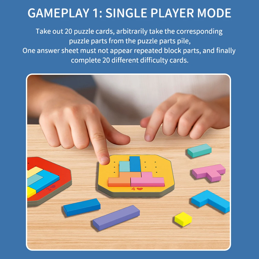 

Colorful Block Jigsaw Puzzle Game Colorful Insteresting Game Toy For Toddler Preschool Kid