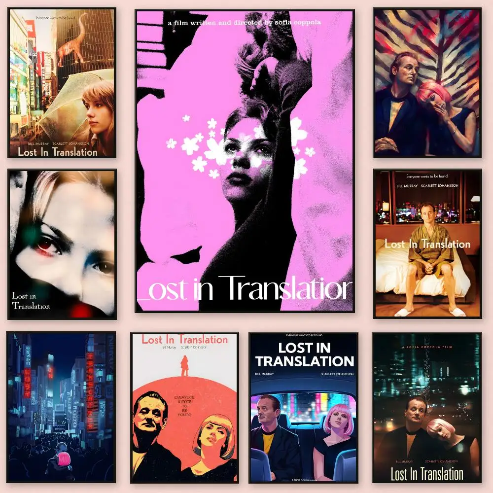 Dreamy Melancholic Film L-Lost In Translation Poster Series HD Wall Living Room Home Decor Gift