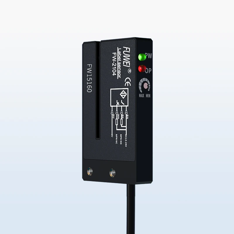 

FW-2104 Slot Depth 39.5mm Automatic Labeling Machine Equipment Photoelectric Label Sensor High Automatic Labeling Machine