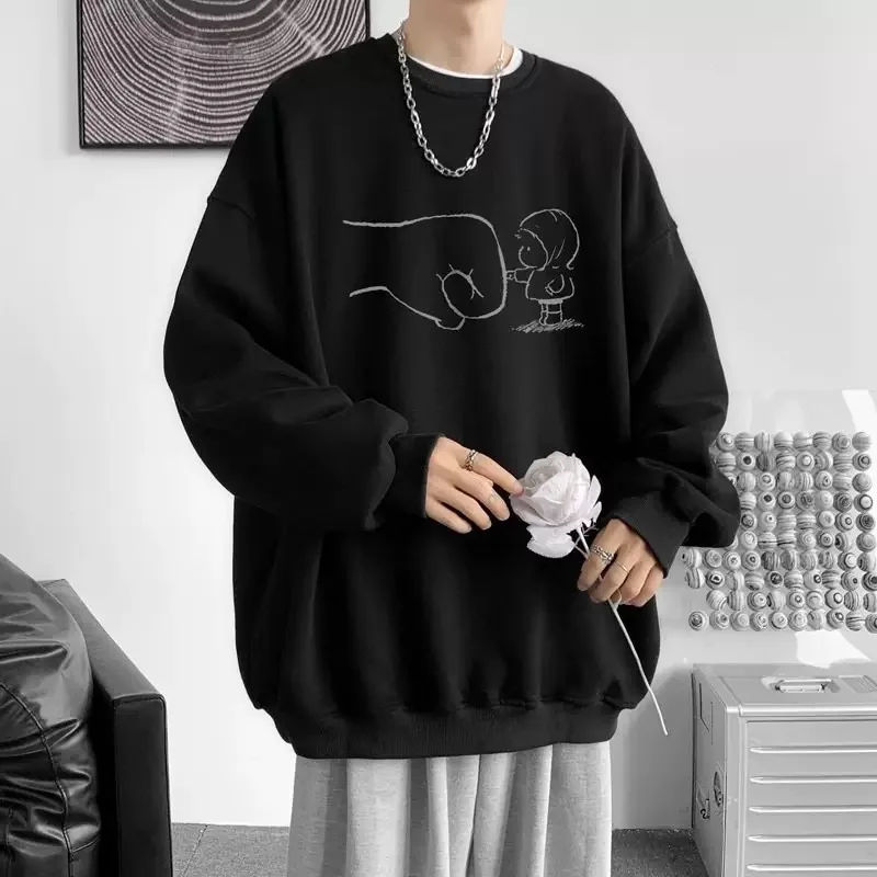 

Mens No Hat Hoodies Personalized Blossom Floral Pattern Spring Season Renewal Growth Fresh Design Natural EleMensts Botanical BF