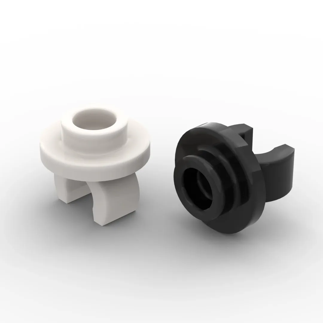 

1x1 Round Plate with Clamp Building Blocks Parts MOC Assembly Small Particle Bricks Kids DIY Modified Toy Compatible Legoes 5264