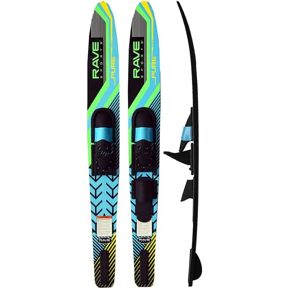 

Pure Combo Water Skis - Adult Black/Blue