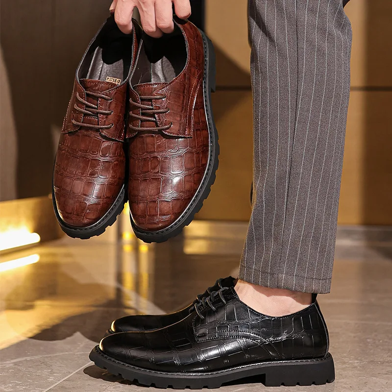 

Luxury Brand Shoes Men Fashion Plus Size 48 Crocodile Skin Men Loafers High Quality Leather Tassel Shoes Mens Flats Driving Shoe