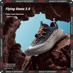 Xtep Feishi 2.0 Outdoor Hiking Shoes for Man 2025 Spring Anti-slip Wear-resistant Lightweight All-match Sneakers 975119170010