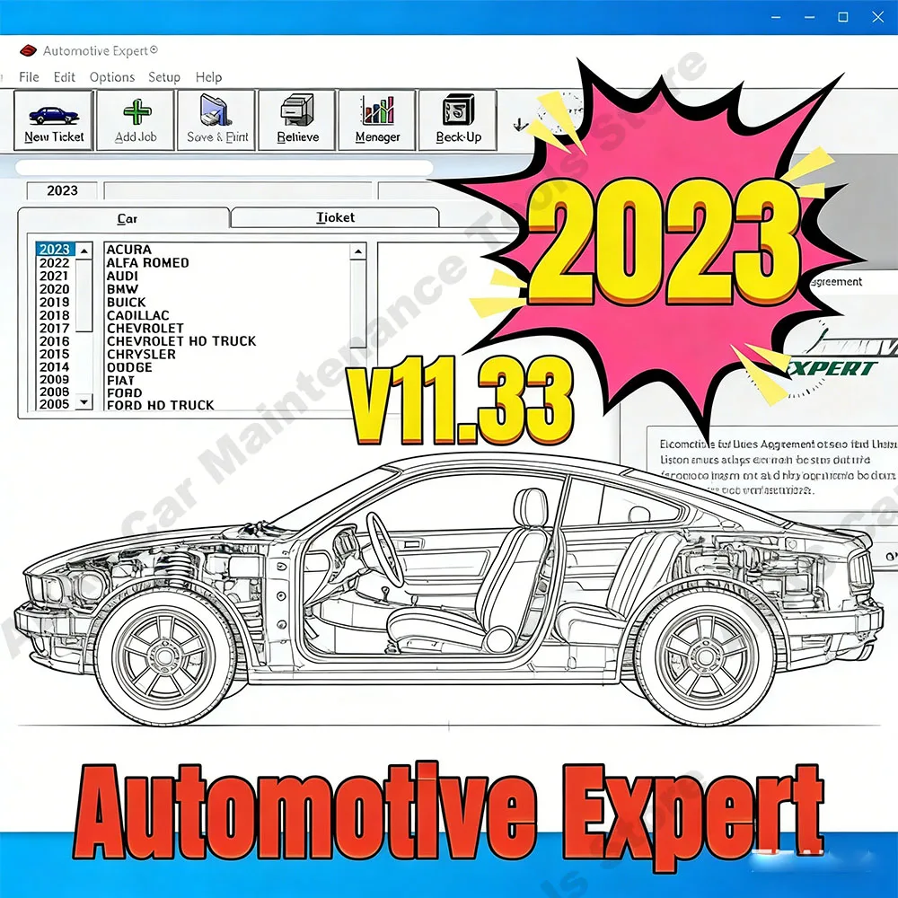 New Automotive Expert V11.33 with Crack Management Software+TIME unexpire patch for unlimited install with install video guide