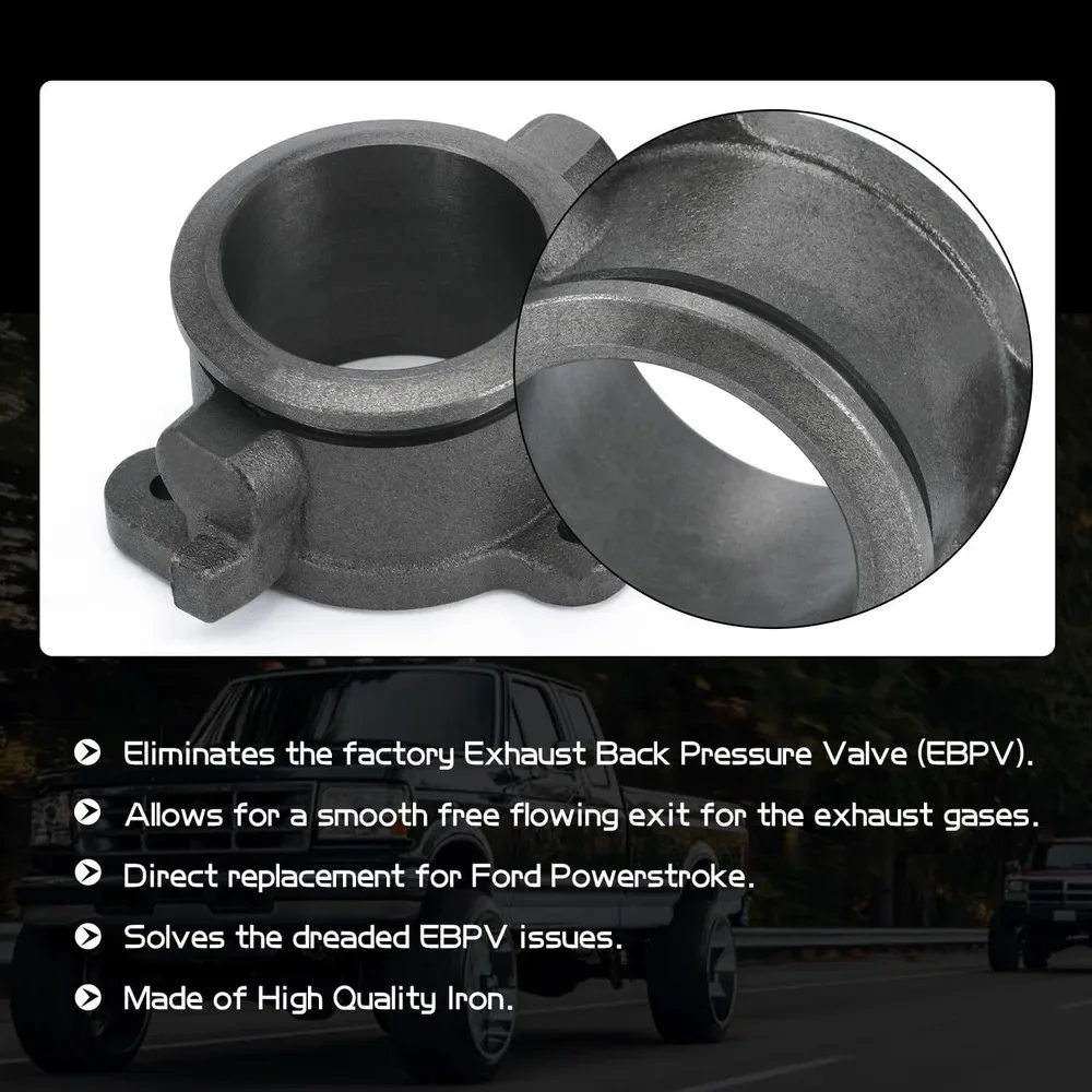 Turbo voetstuk en uitlaathuis voor 1994-1997 Ford 7.3L Powerstroke Diesel Super Duty F250 F350 F59 V8 448486-0004