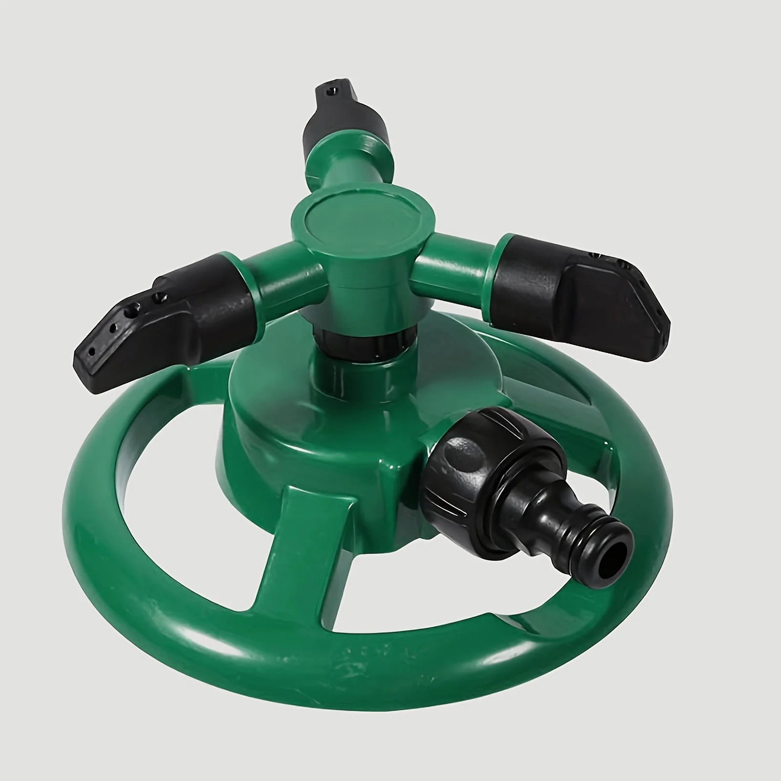 

1pc Simple Practical 360 Degree Rotating Sprinkler Courtyard Lawn Small Disc Sprinkler Three Pronged Rotatable Plastic Large-are