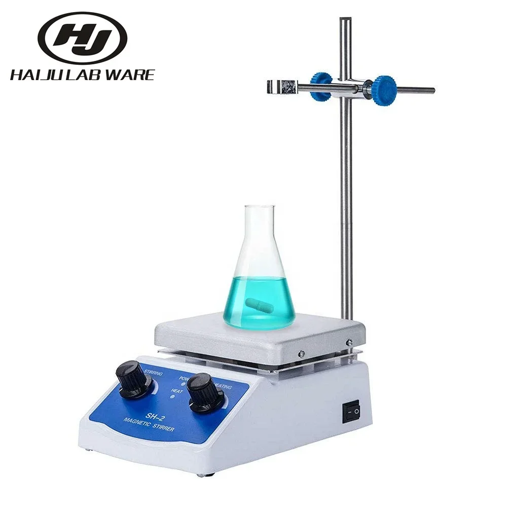 

2000ml Magnetic Stirrer Hot Plate Mixer 5 X 5 Inch Max 716F Hotplate Laboratory Heating Equipment Laboratory Heating Equipment