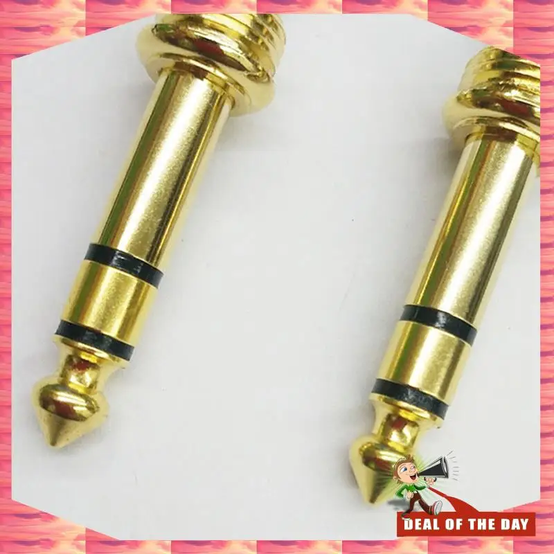 

24-Hour Delivery Hifi Gold Plated 3.5Mmbalanced Female To 1/4 6.35Mm TRS Male Adapter Converter Stereo Audio Headphone TRS Jack
