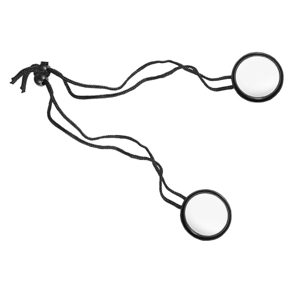 

2Pcs Diving Rearview Mirror Adjustable Angle Portable Reflective Signal Mirror Survival Lanyard Underwater Scuba Diving Gear