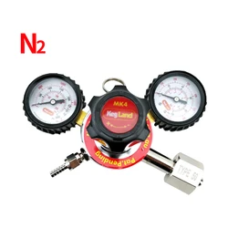 KegLand Nitrogen (N2) Gas Regulator | MK4 Dual Gauge Multi  - Type 50   duotight connector Beer Home Brewing