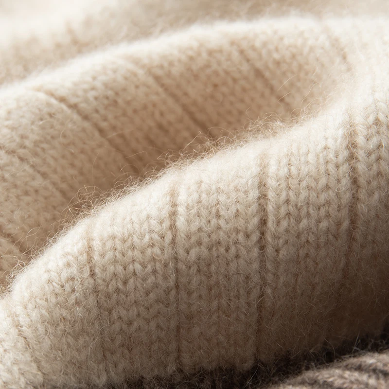 Top Qualität Winter Kaschmir Hüte Frauen Casual Outdoor Warm Halten Kopfbedeckungen Weiche Kaschmir Gestrickte Hut Unisex Skullies Mützen Kappe – Detail 5
