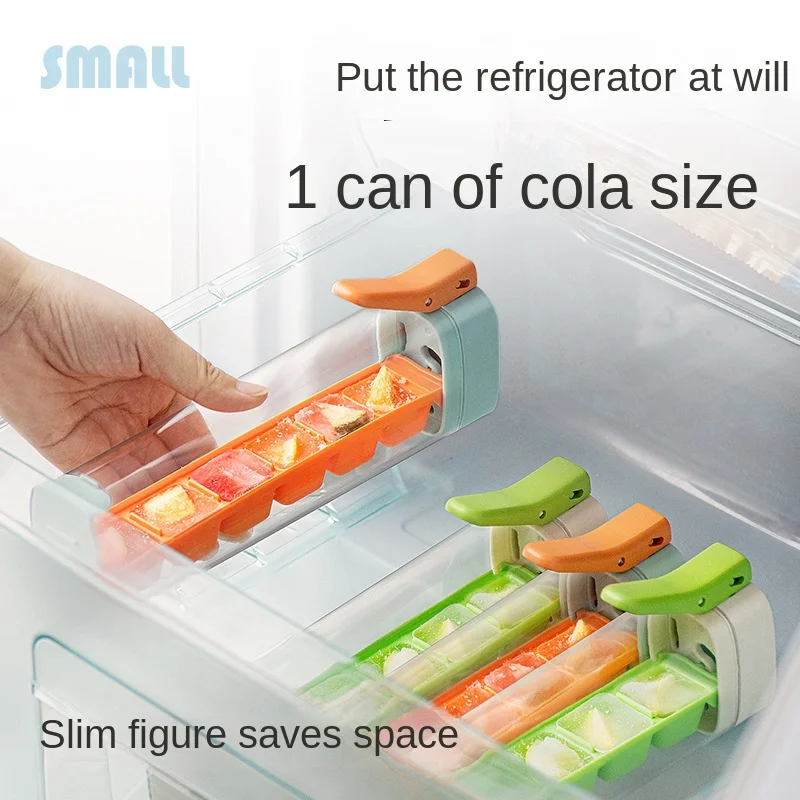 Home creative self-made small single-hand press ice grid network red simple 6 grid refrigerator ice cube mold