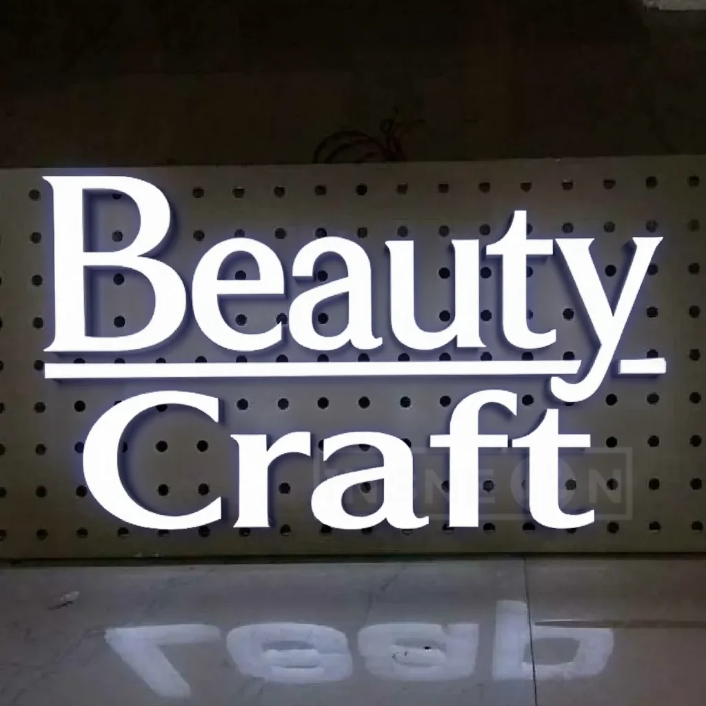 ビジネス向けカスタムLEDロゴ広告、金属看板、アクリル看板、壁掛け看板、ライトフェースライト付き店舗看板、3D文字