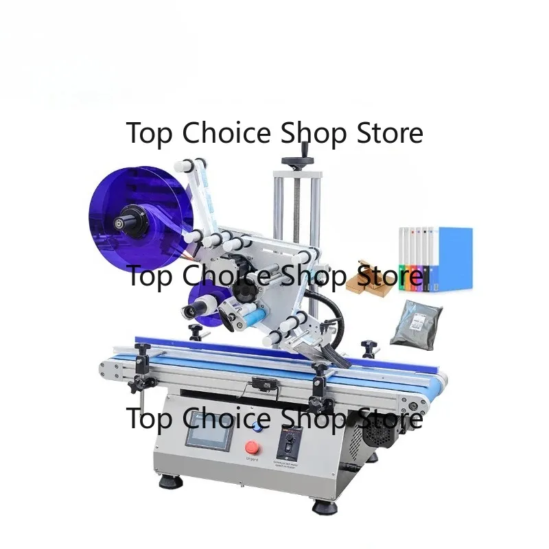 Plastic tray, box with high quality automatic desktop flat label sticker