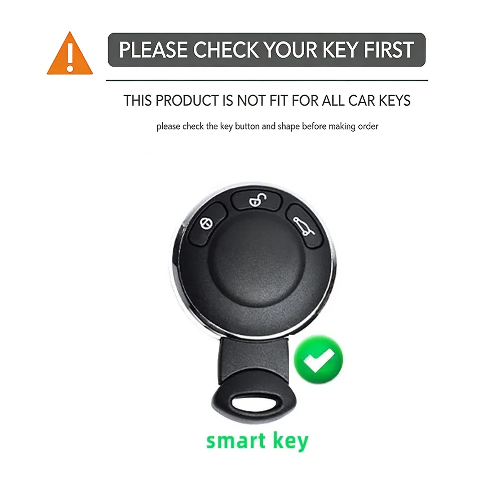 Keychain Silicone Car Key Case Cover For BMW MINI COOPER S ONE D CLUBMAN COUNTRYMAN CABRIO R56 R57 R58 R60 R61