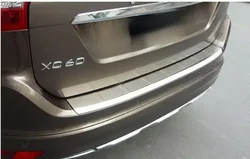 Car Styling Stainless Steel Rear Bumper Protector Sill Trunk Tread Plate Trim For Volvo Xc60 2009 -2017 Decoration Beautiful