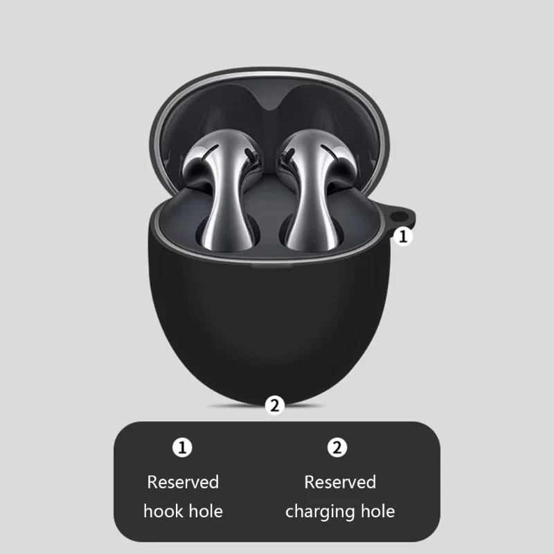 Compatible For Huawei FreeBuds 5 Earphone Cover-Shell Shockproof Anti-scratch Protective Sleeve Washable Housing Dustproof Case