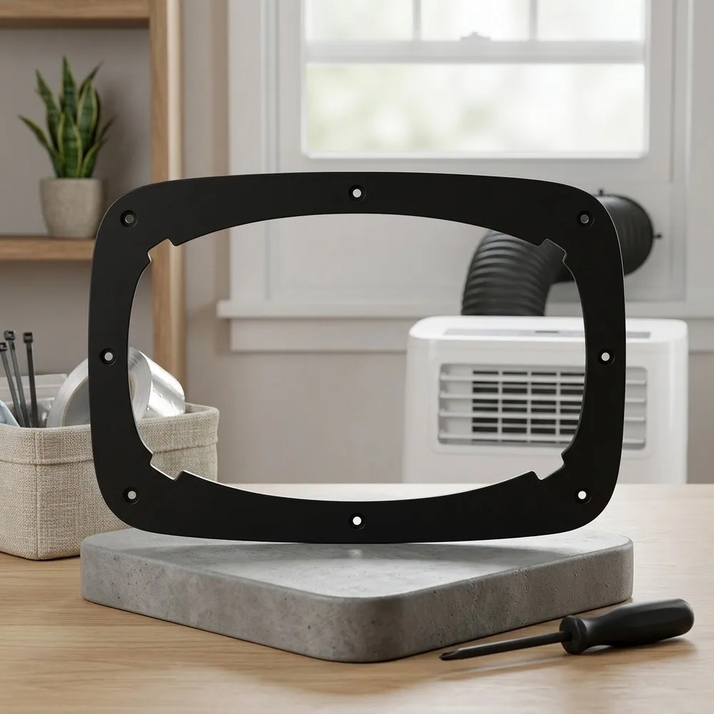 Portable Air Conditioner Vent Hose Connection Adapter Plate Sliding Window Door Sealing Panel Indoor Cooler Installation