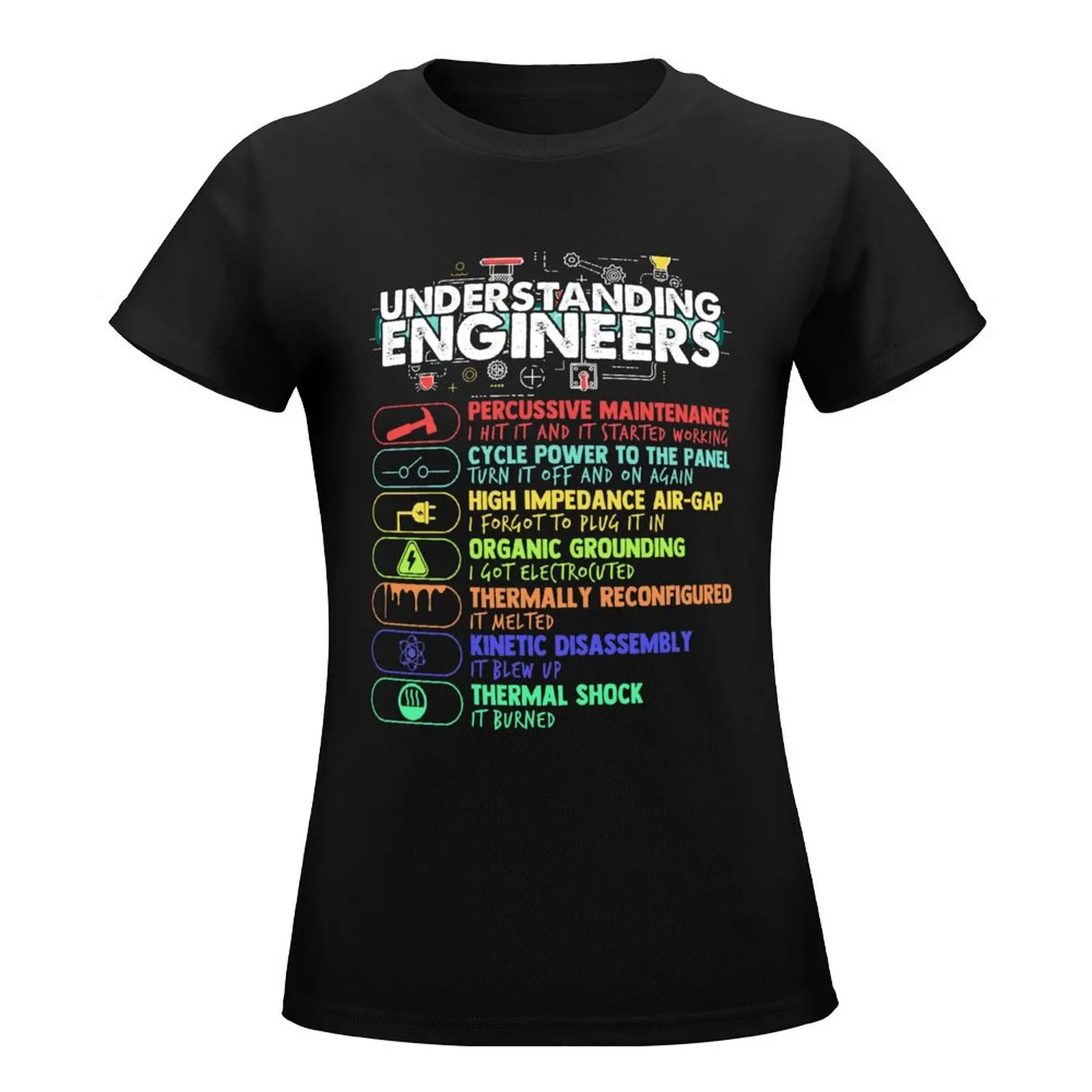 Understanding Engineers - Funny Engineer Gift T-Shirt sublime animal print blacks animal print shirt for girls Woman clothes