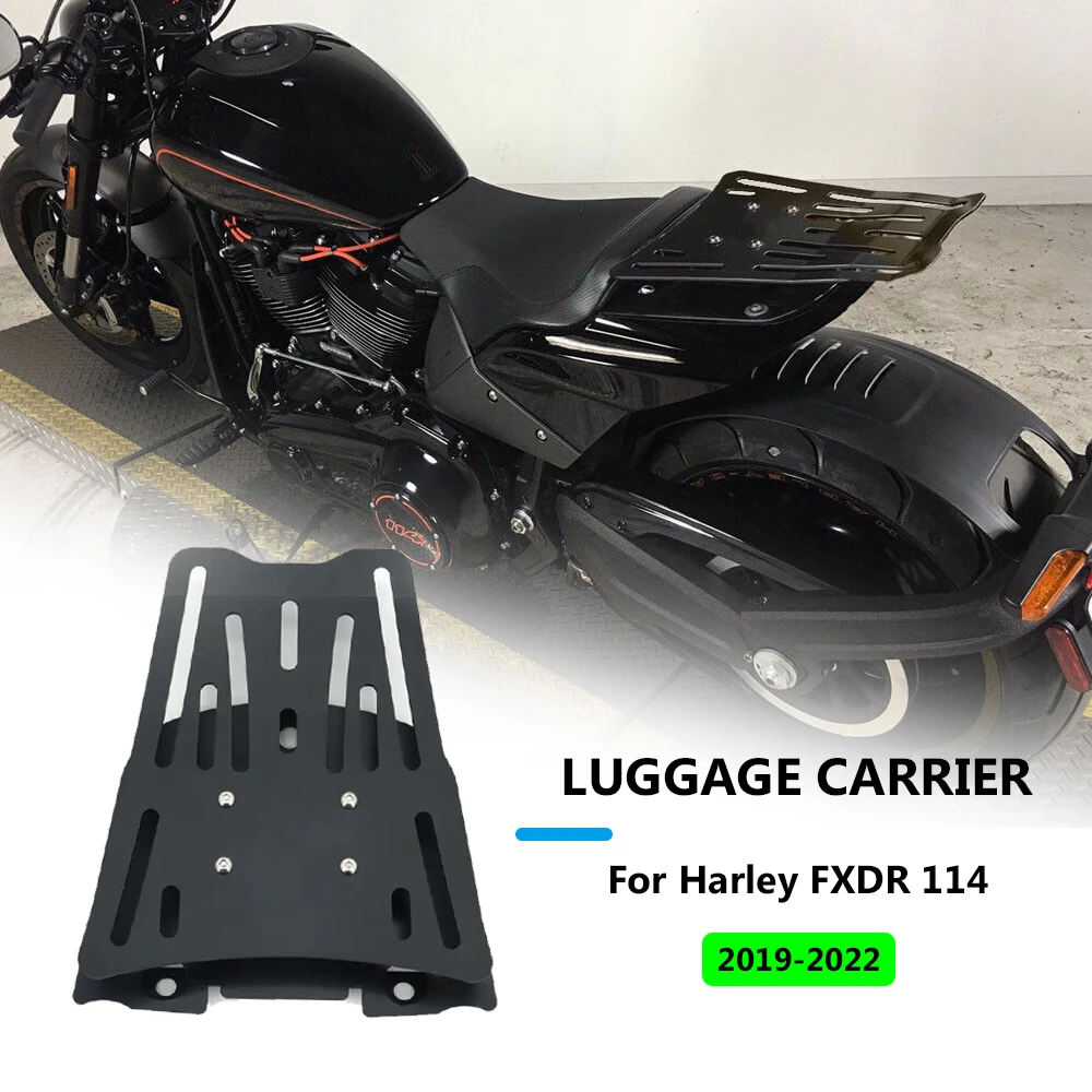 

Accessoris Black Rear Fender Luggage Rack Kite Support Shelf Solo Seat For Harley FXDR114 FXDR114 Fxdr 2019 - 2022 Motorcycle