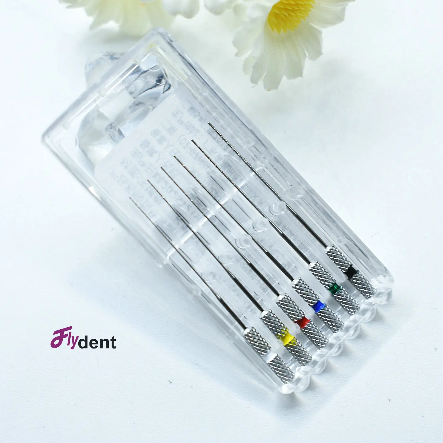 Dental Endodontic Root Canal Cleaning Barbed Broaches Dentist Product Hand Use Files 21mm 25mm Dentistry Tools 6Pcs/ box 1#-6#