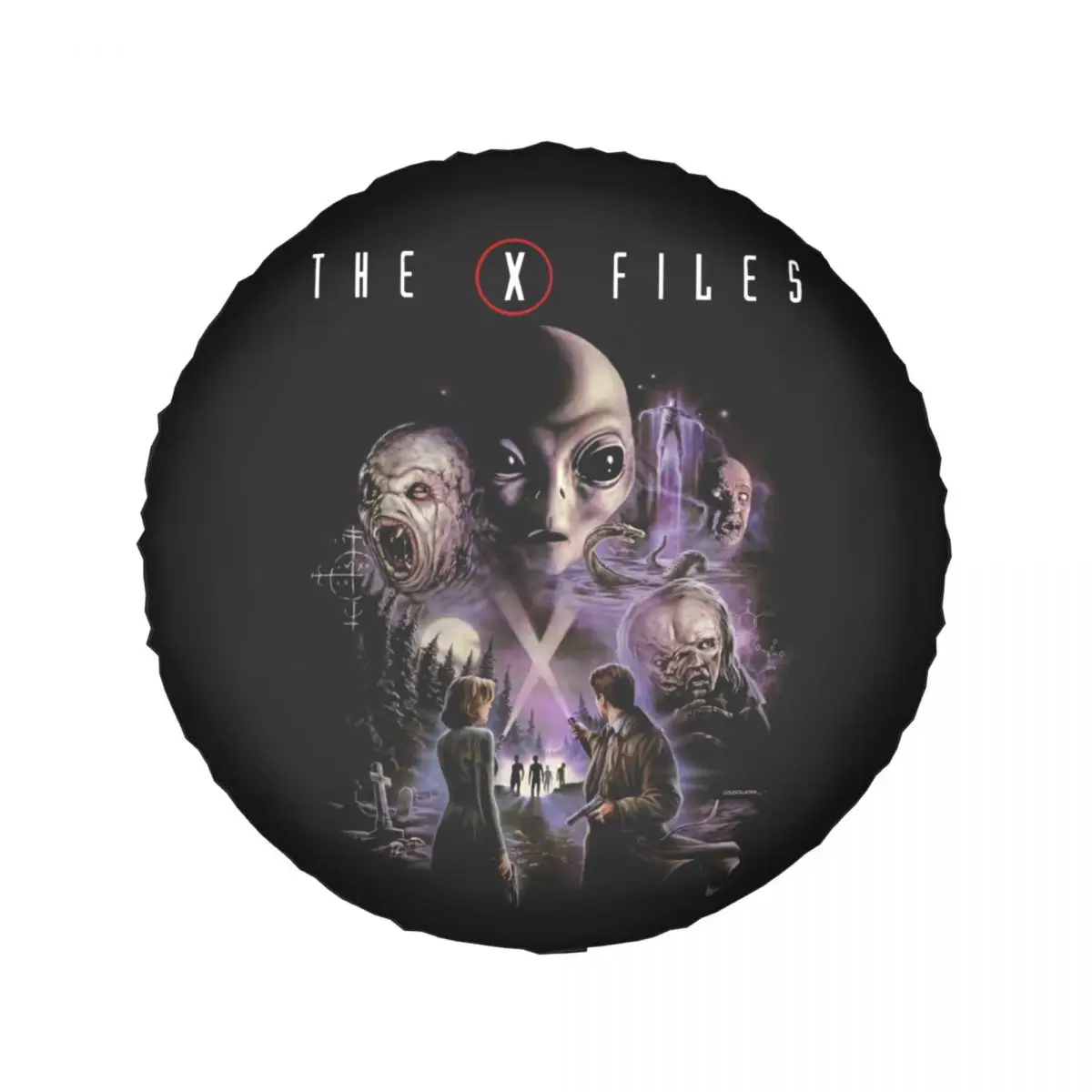 Custom The X Files Spare Tire Cover for Jeep Hummer The Truth Is Out There Alien Car Wheel Protectors 14